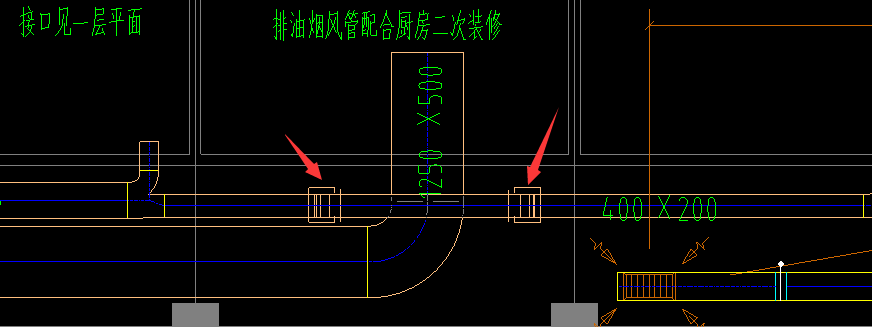 箭头指示