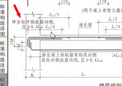 外侧纵筋