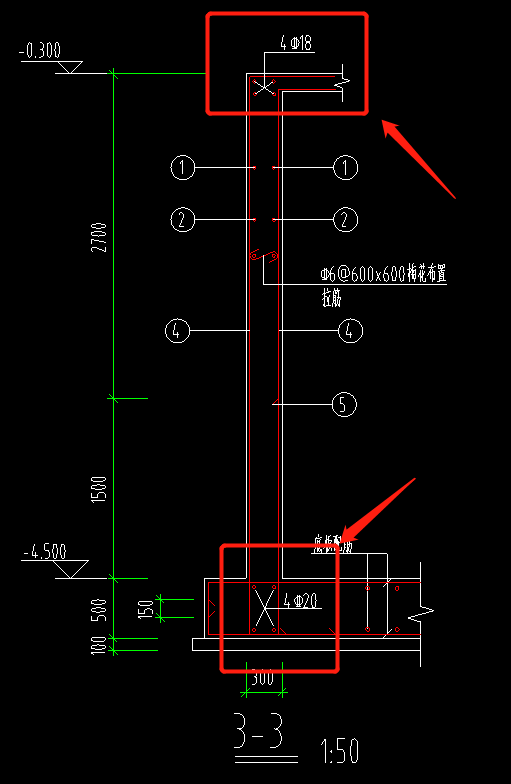 底部