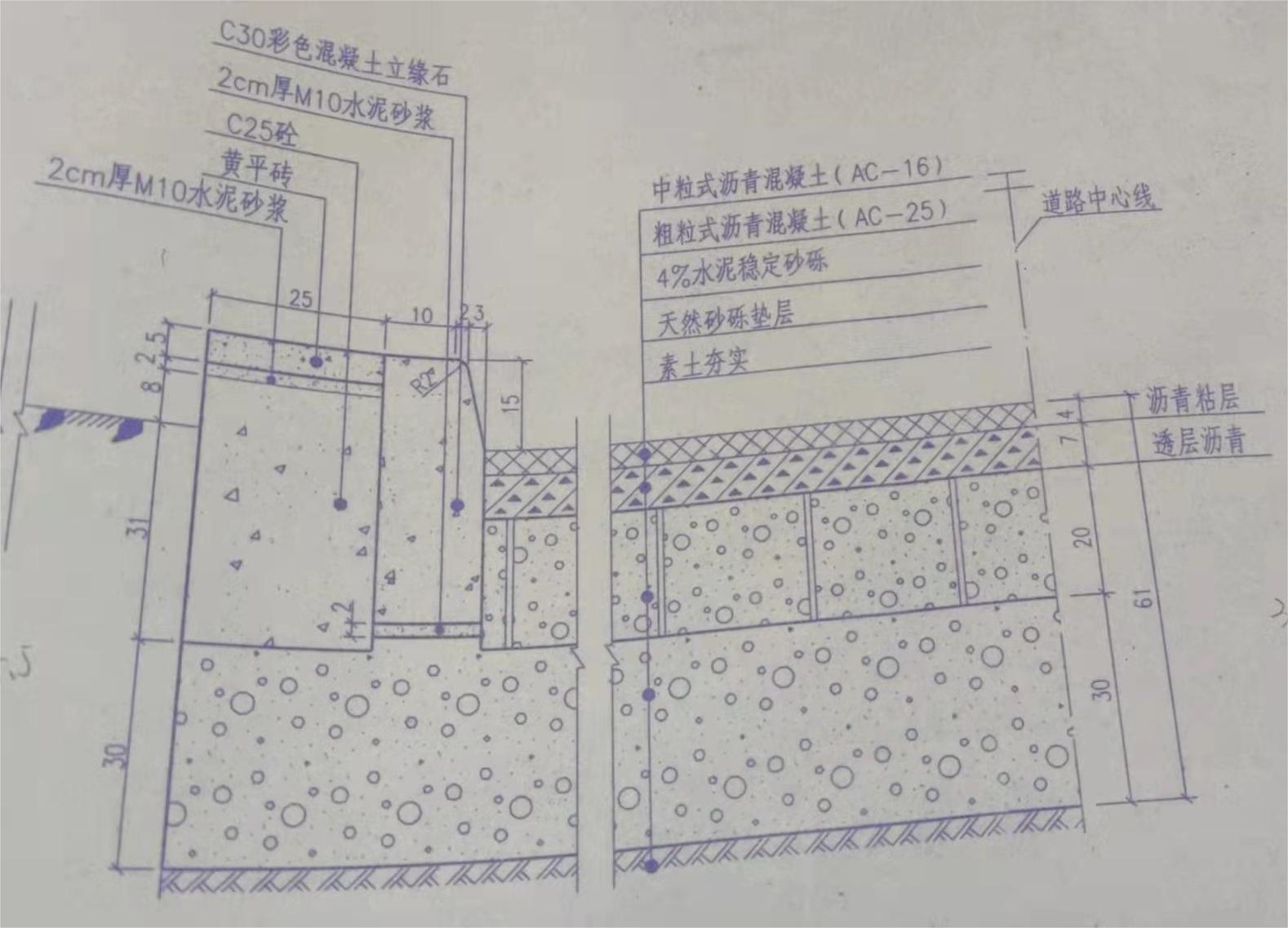 路缘石靠背