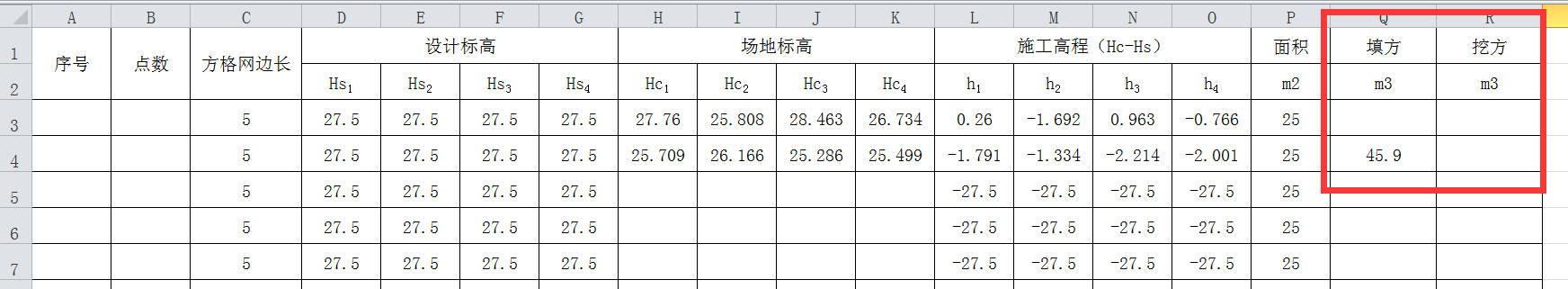 方格网