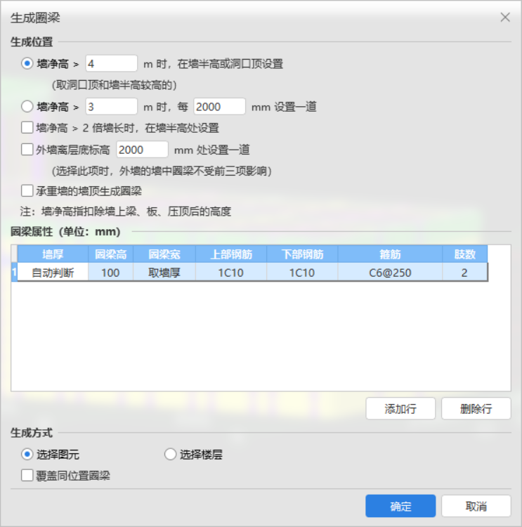 梁布置