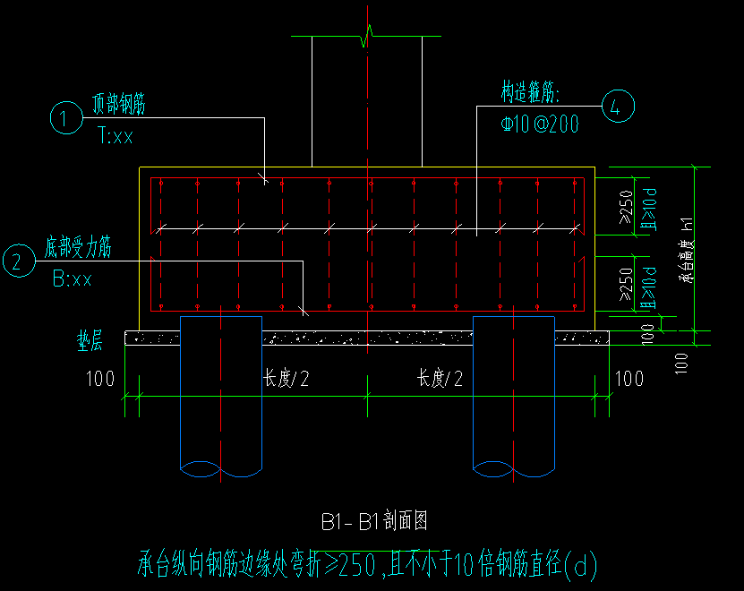 三桩承台