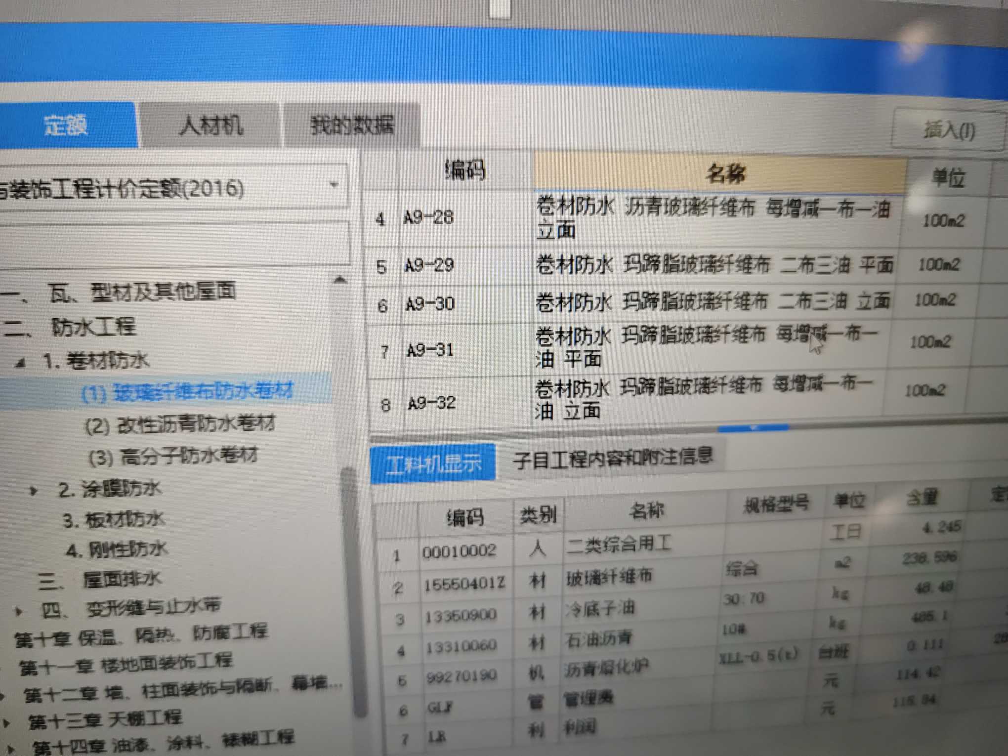 项目特征