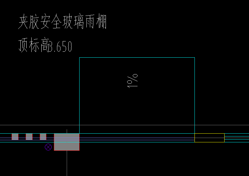 玻璃雨棚