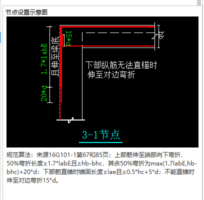 梁锚固