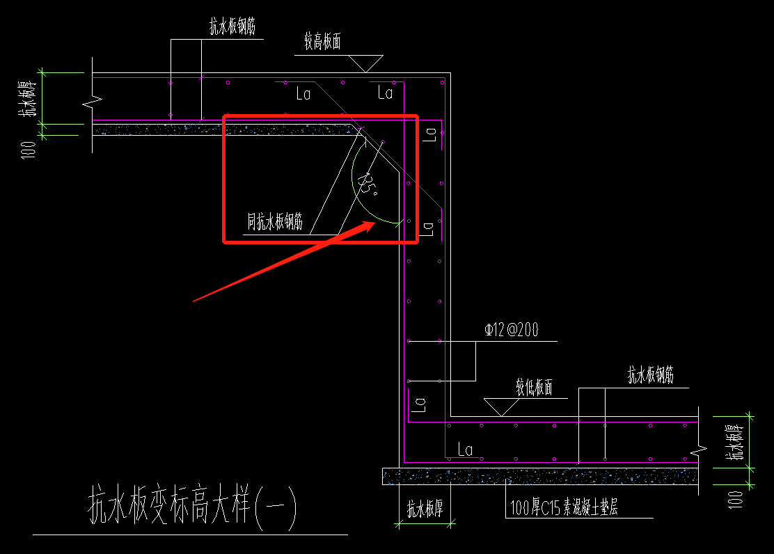 不同标高