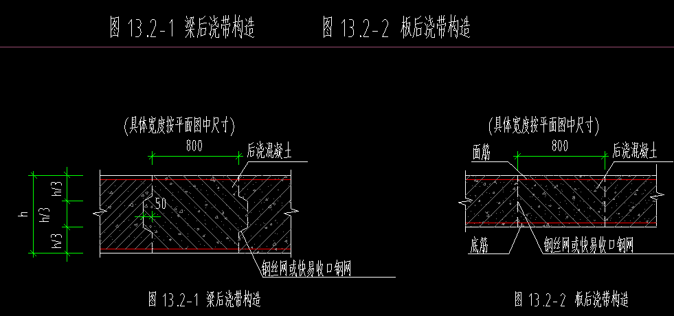 后浇带