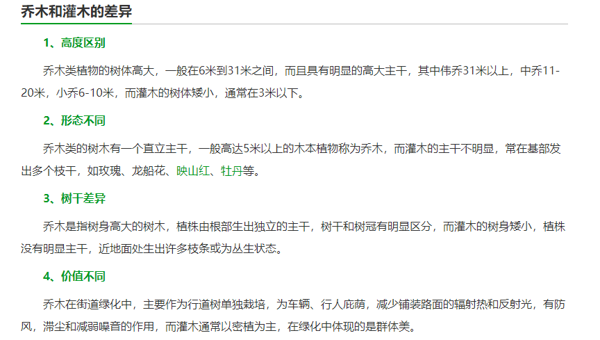 项目特征