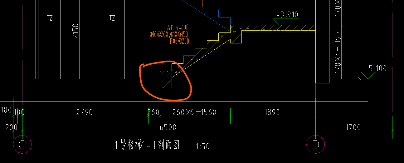 横向