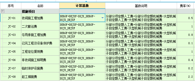 计费依据