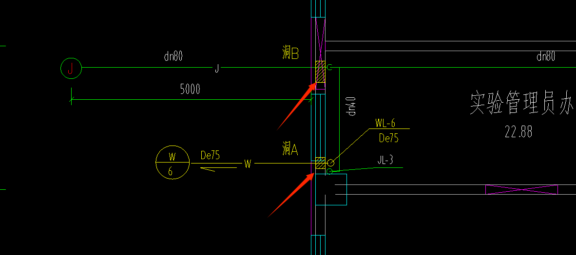 预留洞