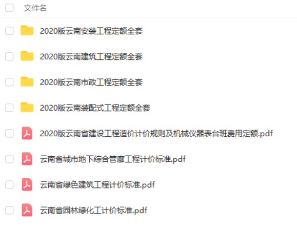 云南省通用安装工程消耗量定额