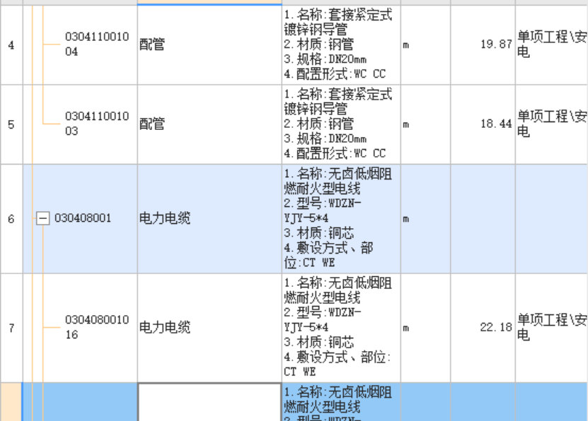 综合单价不