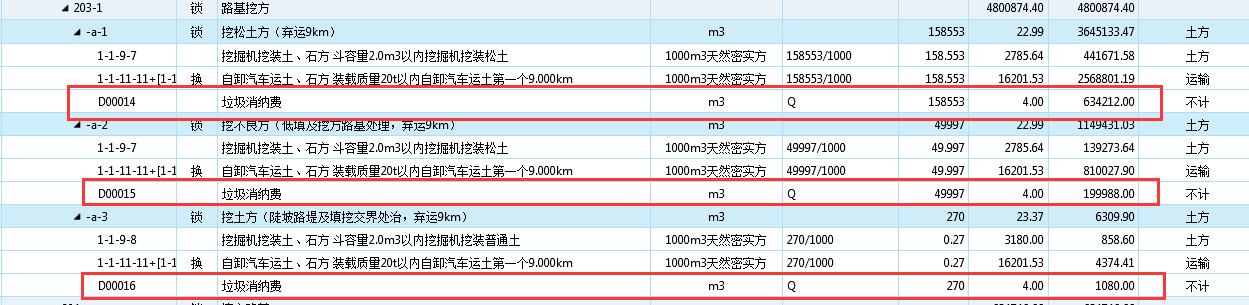 路基挖方