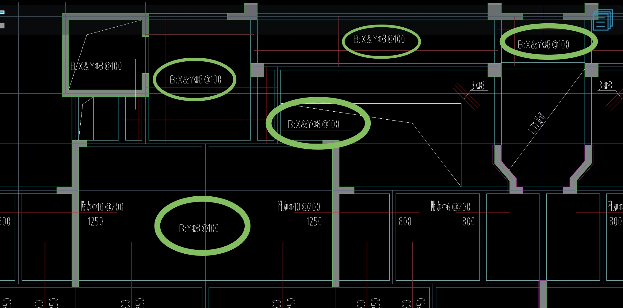 板面通长筋