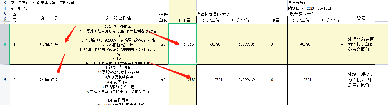 工程量