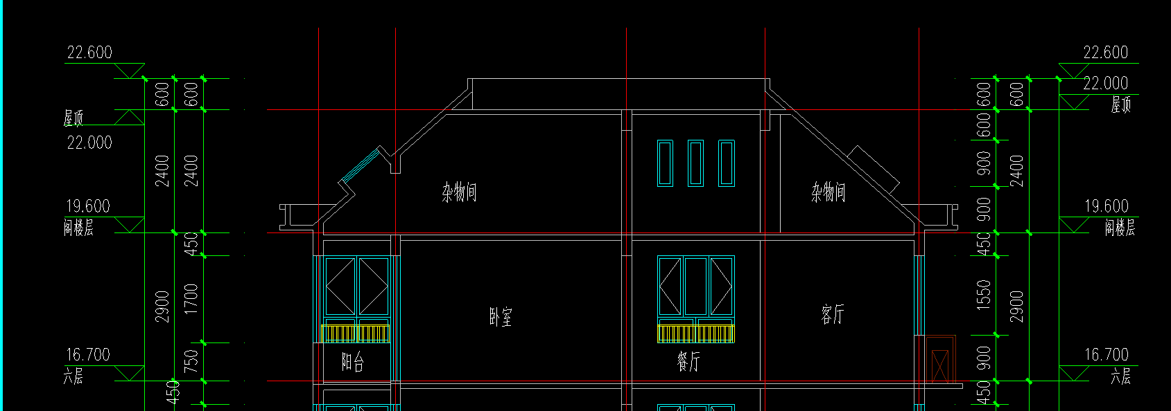 檐高