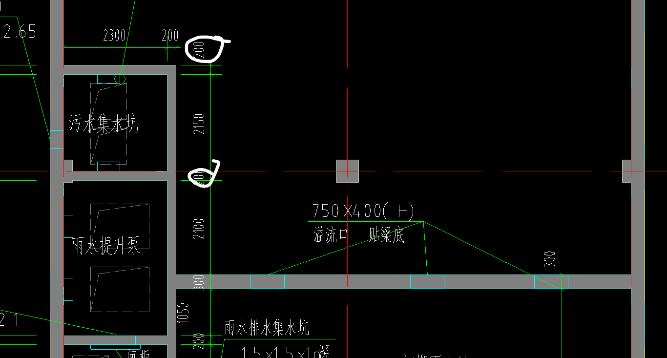 剪力墙剖面图