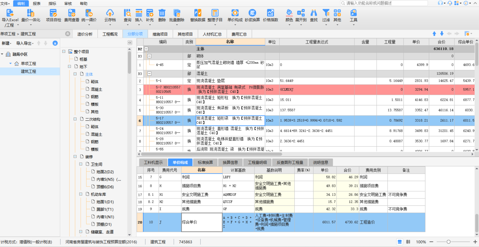 全费用