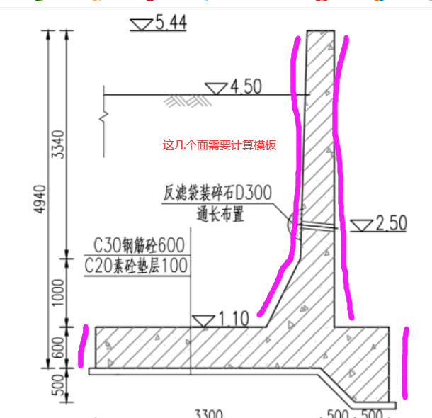 挡墙模板