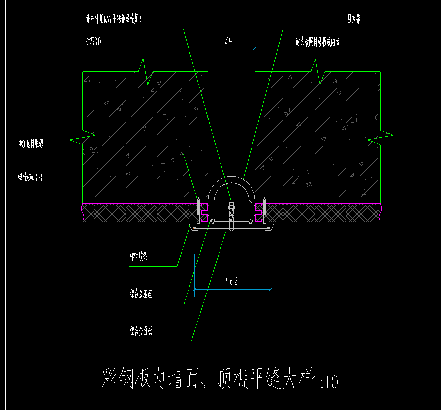 伸缩缝盖板