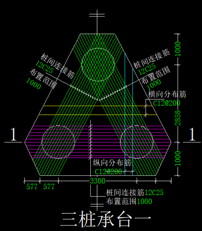 三桩承台