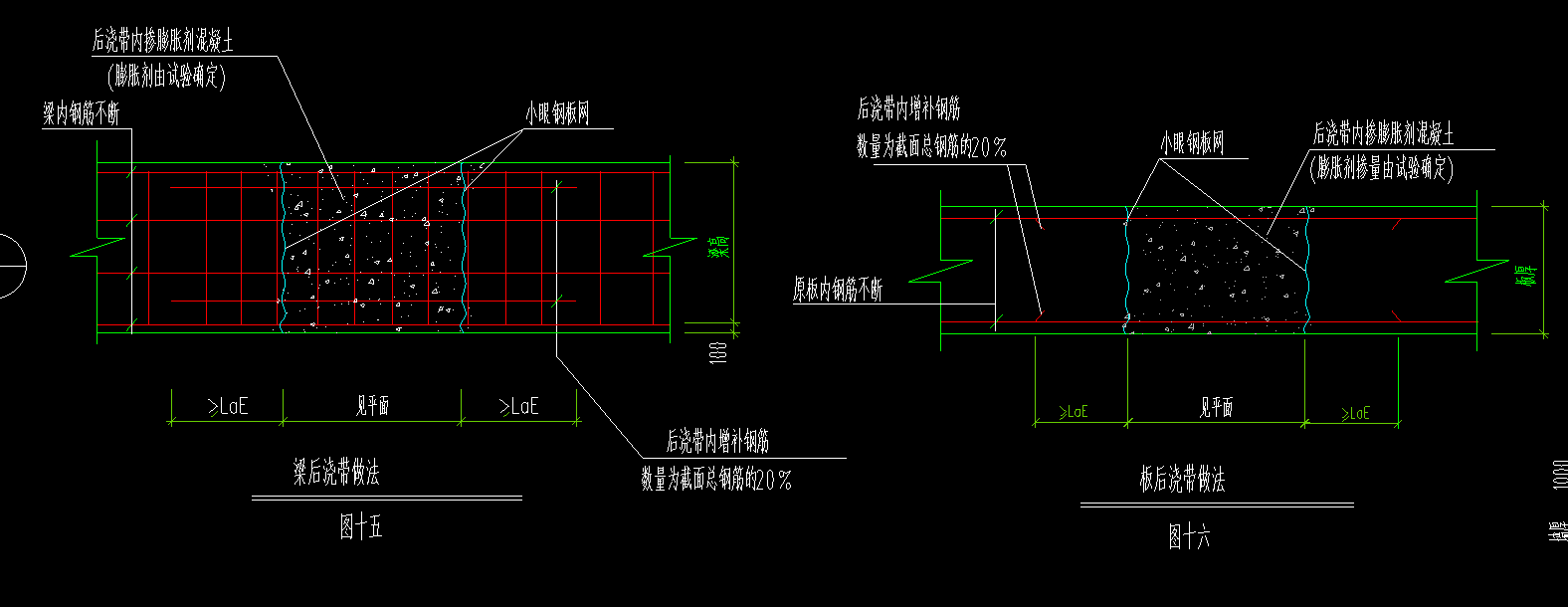 后浇带