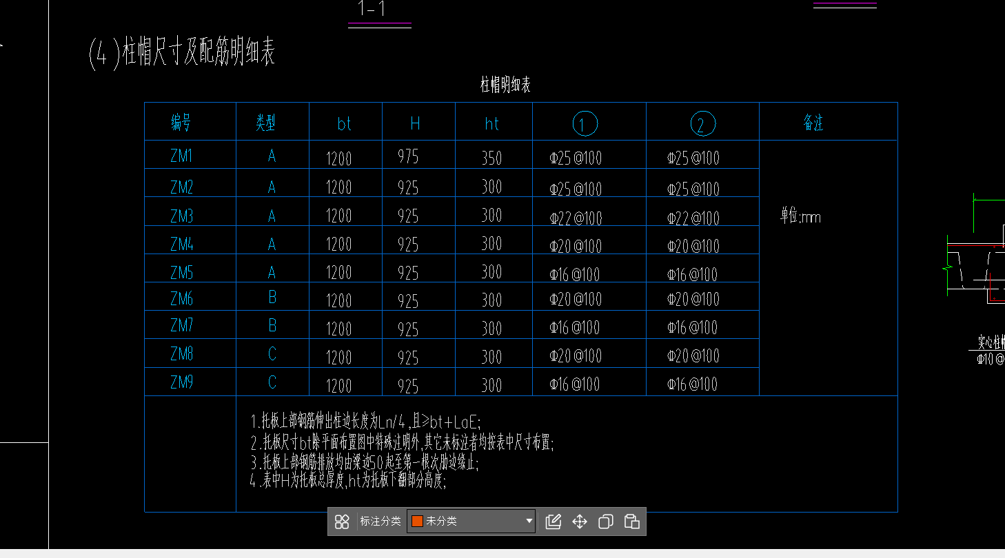 柱帽