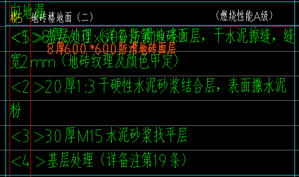 块料楼地面