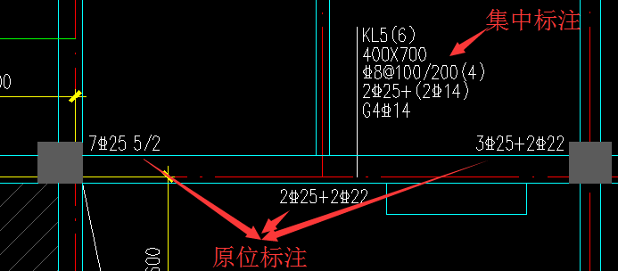 集中标注