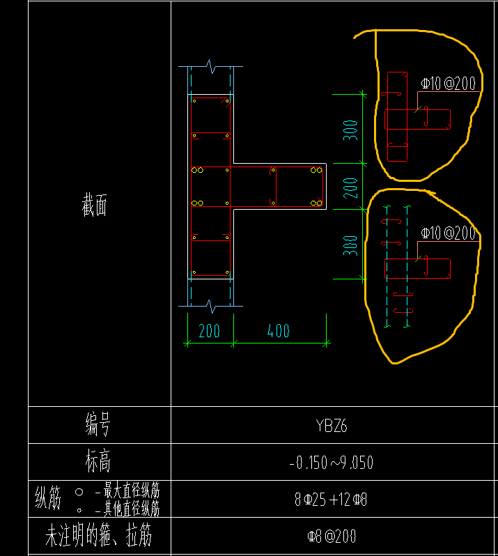 钢筋布置