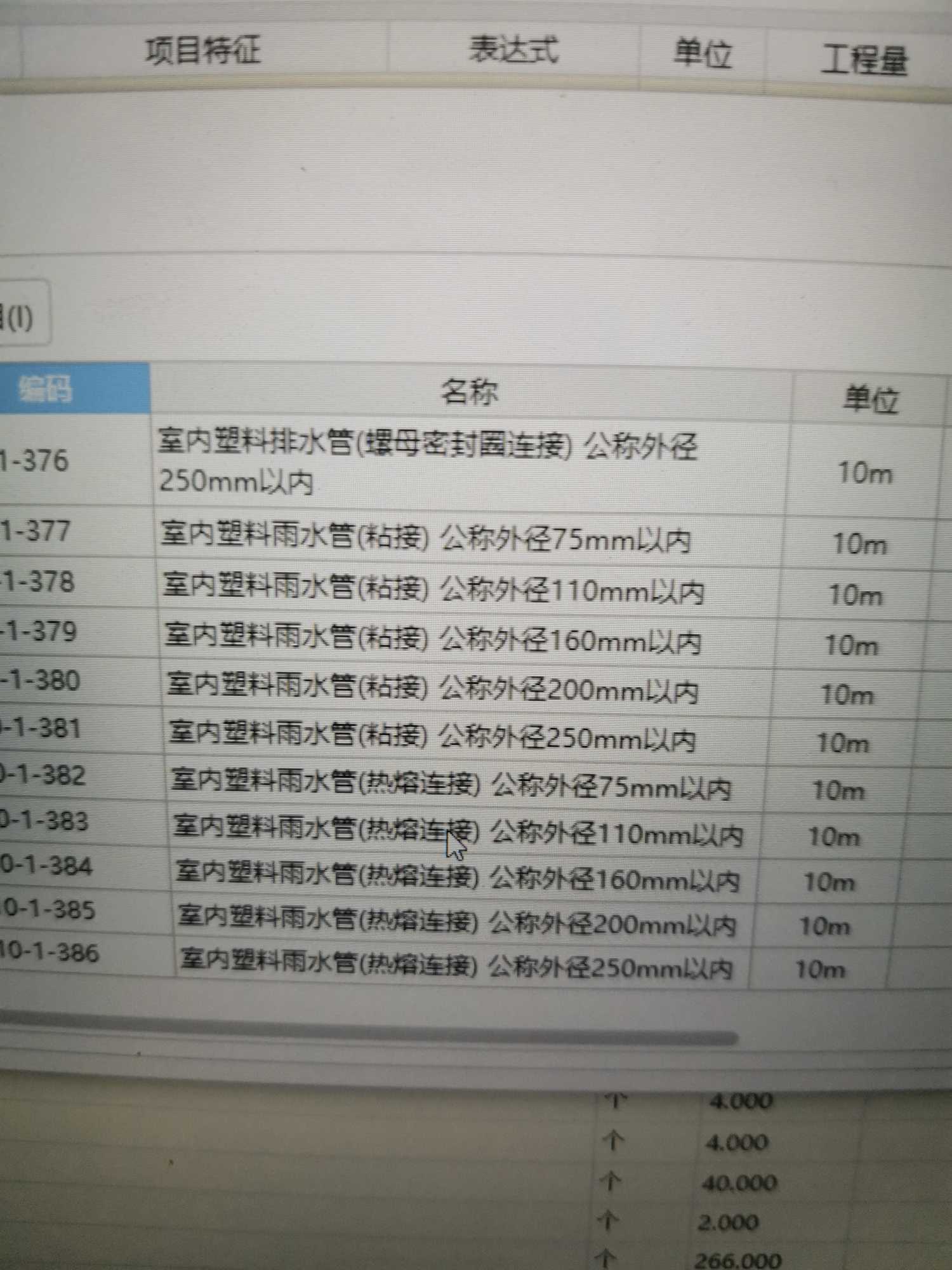 套定額