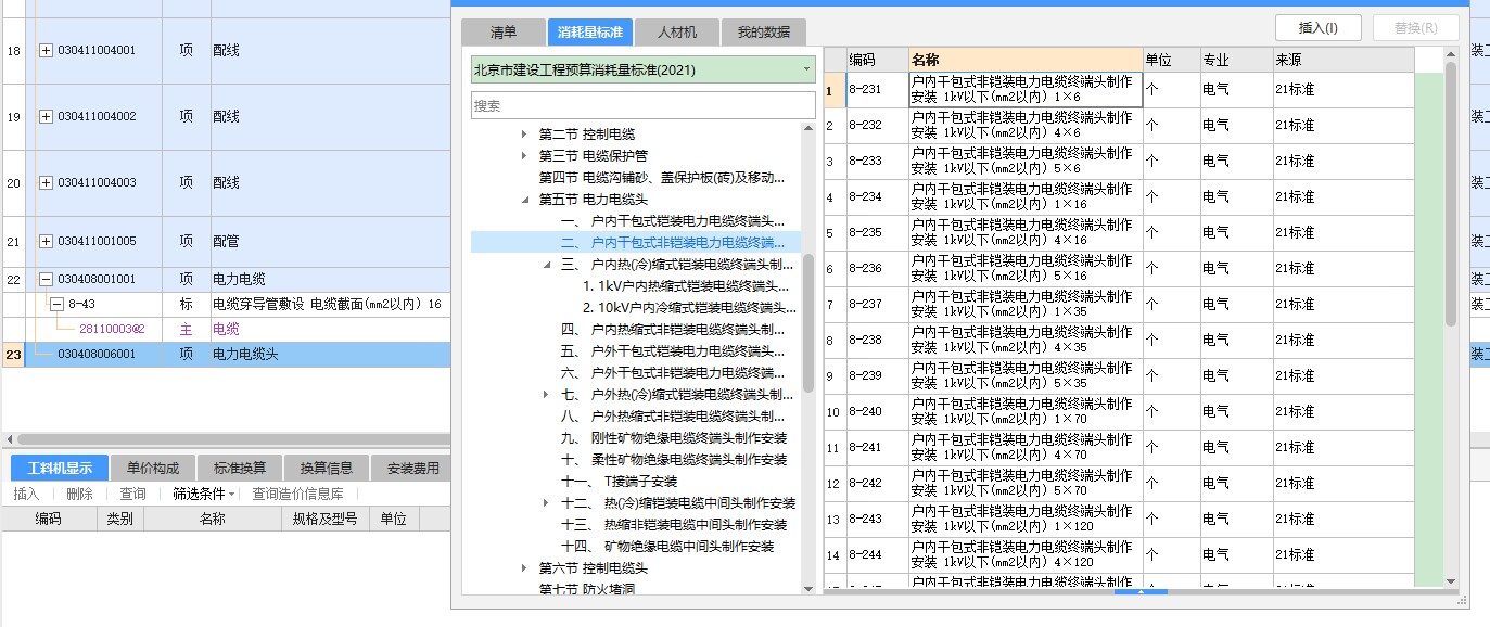 套清單