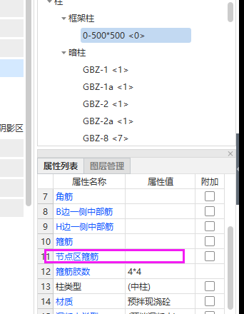柱核心区箍筋