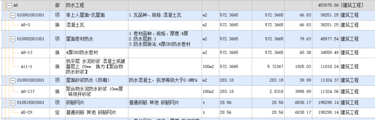 漏项
