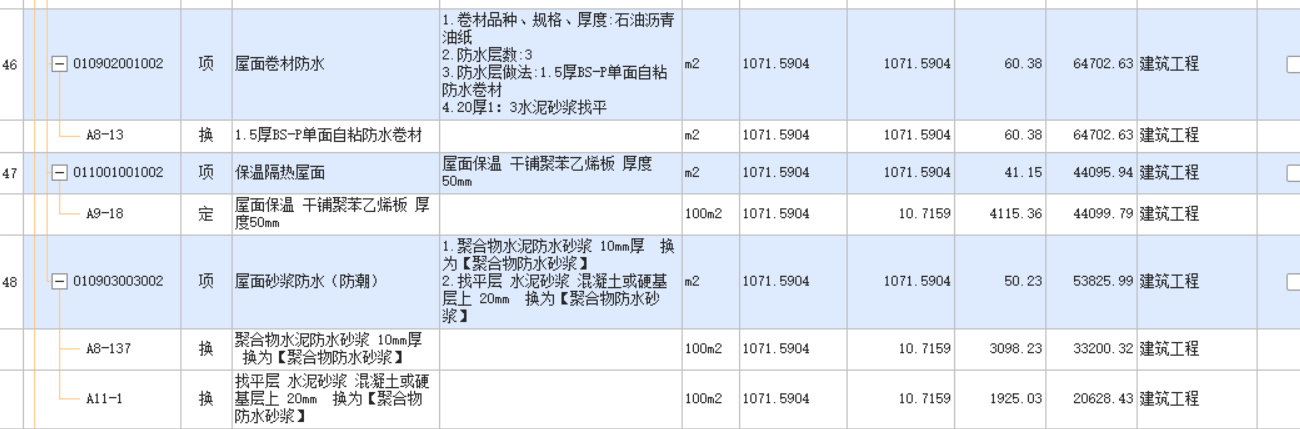 漏项