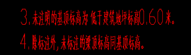 基顶标高