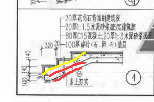 台阶下