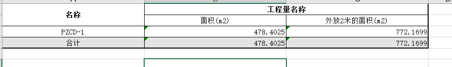 输入工程量