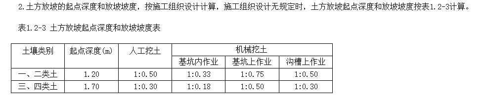 土石方工程