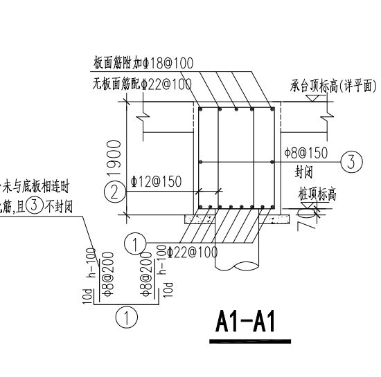承臺(tái)配筋