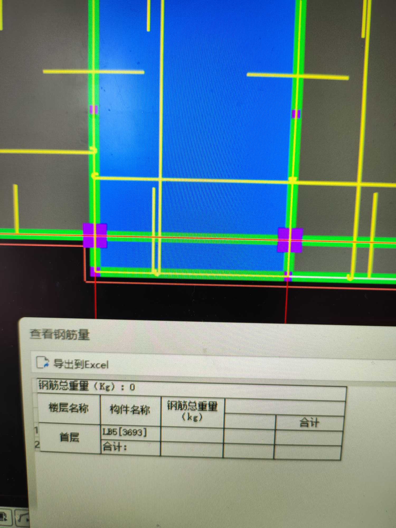 查看钢筋量