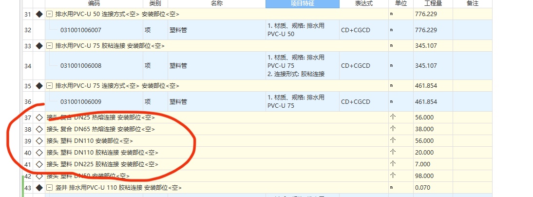 套清單