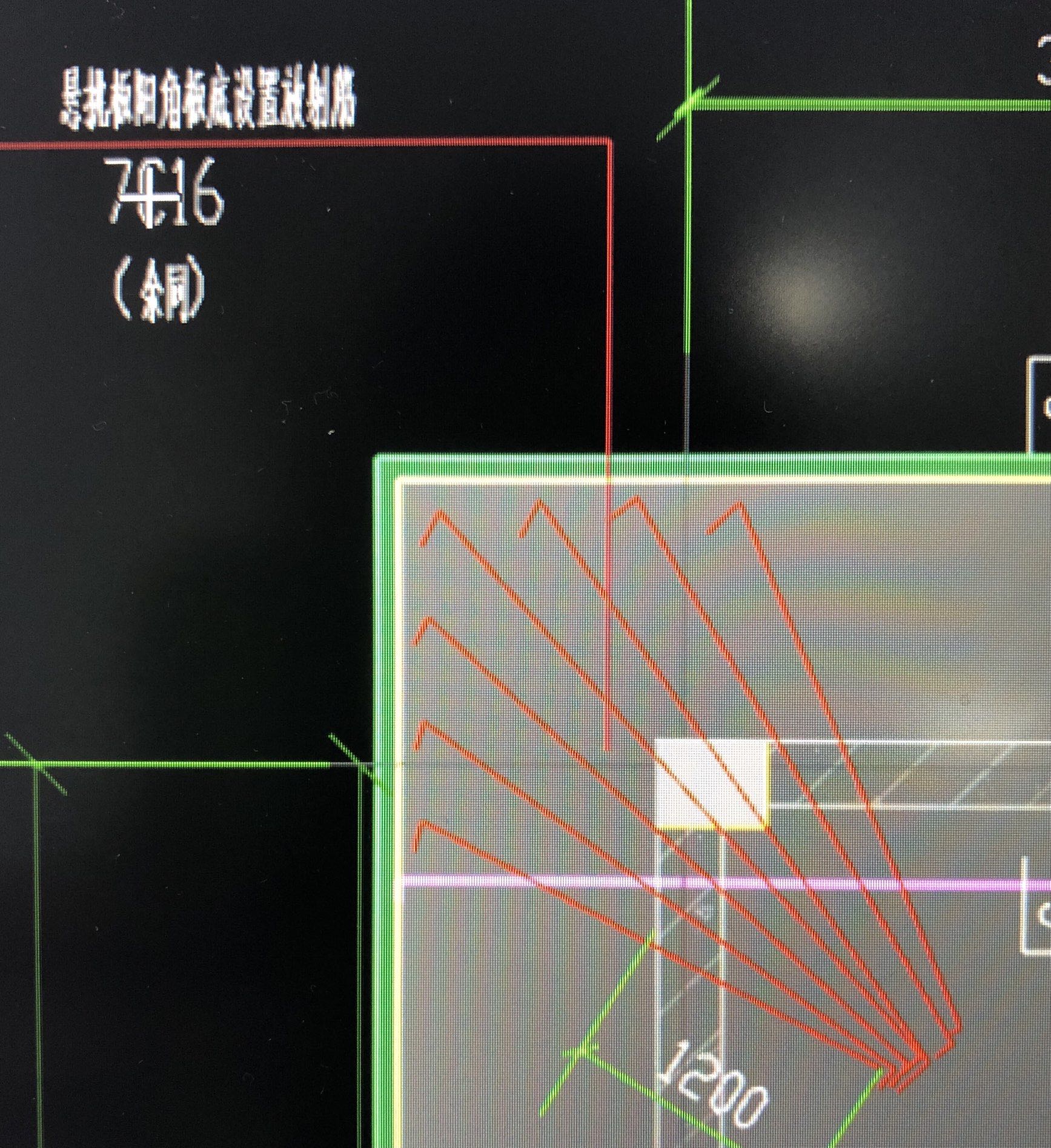 悬挑板阳角放射筋图片