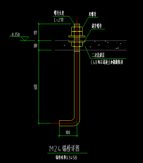 地脚螺栓怎么计算