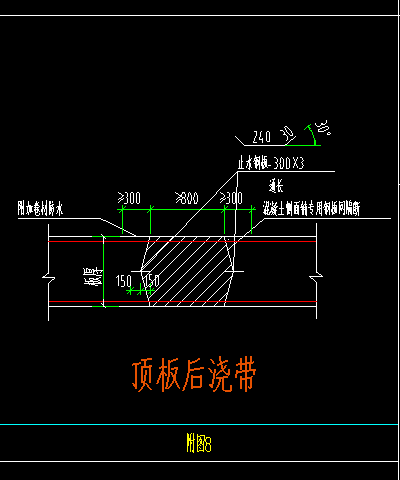 后浇带