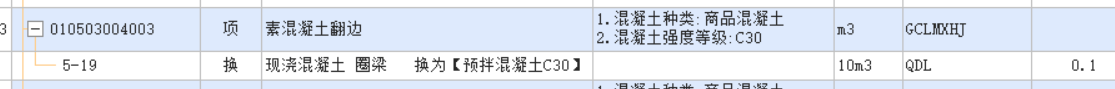 清单描述