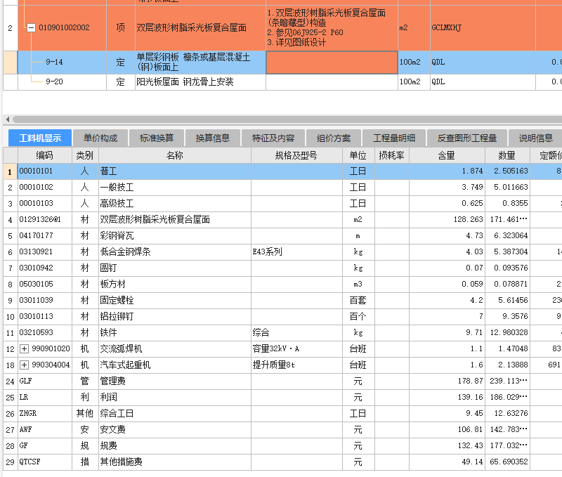 双层波形树脂采光板