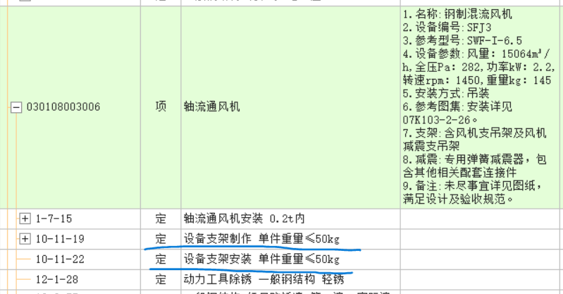 套定额